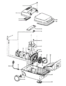 04 - Mainhousing parts for Hoover Vacuum S3289--- from AppliancePartsPros.com