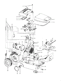 04 - Mainhousing parts for Hoover Vacuum S3373050 from AppliancePartsPros.com