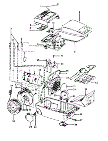 04 - Mainhousing parts for Hoover Vacuum S3377050 from AppliancePartsPros.com