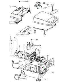 02 - Mainhousing, Hose parts for Hoover Vacuum S3393040 from AppliancePartsPros.com