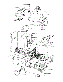 02 - Mainhousing parts for Hoover Vacuum S3399--- from AppliancePartsPros.com