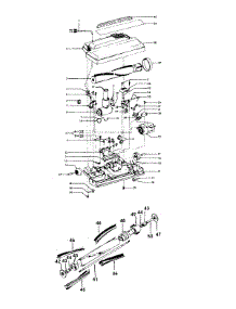 11 - Powerednozzle, Agitator parts for Hoover Vacuum S3445--- from AppliancePartsPros.com