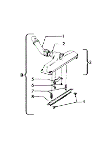 03 - Hose, Cleaningtools parts for Hoover Vacuum S3469--- from AppliancePartsPros.com