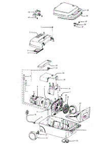 02 - Mainhousing parts for Hoover Vacuum S3473--- from AppliancePartsPros.com