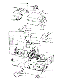 02 - Mainhousing parts for Hoover Vacuum S3485070 from AppliancePartsPros.com