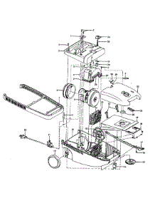 03 - Mainhousing parts for Hoover Vacuum S3553--- from AppliancePartsPros.com