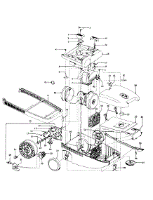 02 - Cordreel, Mainhousing parts for Hoover Vacuum S3557--- from AppliancePartsPros.com