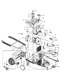 02 - Cordreel, Mainhousing parts for Hoover Vacuum S3569--- from AppliancePartsPros.com