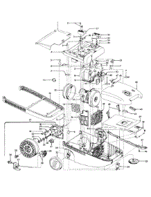 02 - Cordreel, Mainhousing parts for Hoover Vacuum S3585--- from AppliancePartsPros.com