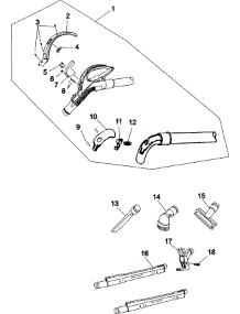 03 - Hose And Tools parts for Hoover Vacuum S3590--- from AppliancePartsPros.com