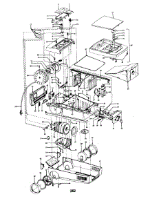 02 - Cordreel, Mainhousing, Motor Assembly parts for Hoover Vacuum S3633--- from AppliancePartsPros.com