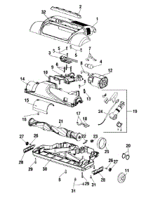04 - Powerednozzle, Agitator parts for Hoover Vacuum S3755080 from AppliancePartsPros.com