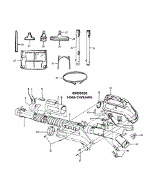 02 - Hose, Cleaningtools parts for Hoover Vacuum S5535--- from AppliancePartsPros.com
