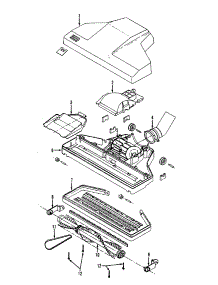 02 - Powerednozzle, Agitator parts for Hoover Vacuum S5537--- from AppliancePartsPros.com