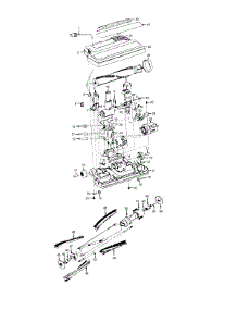 02 - Powerednozzle, Agitator parts for Hoover Vacuum S5539--- from AppliancePartsPros.com