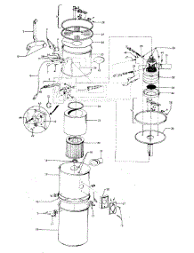 02 - Mainhousing, Motor Assembly parts for Hoover Vacuum S5573022 from AppliancePartsPros.com