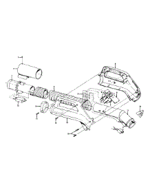 03 - Hose parts for Hoover Vacuum S5587--- from AppliancePartsPros.com