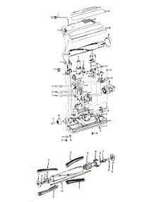 02 - Powerednozzle, Agitator parts for Hoover Vacuum S5613--- from AppliancePartsPros.com