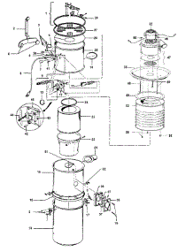 02 - Mainhousing, Motor Assembly parts for Hoover Vacuum S5672--- from AppliancePartsPros.com