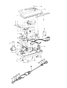 02 - Powerednozzle, Agitator parts for Hoover Vacuum S5684035 from AppliancePartsPros.com
