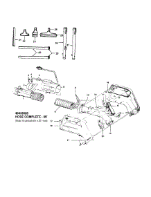 02 - Hose, Cleaningtools parts for Hoover Vacuum S5713--- from AppliancePartsPros.com