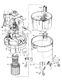 02 - Mainhousing, Motor Assembly parts for Hoover Vacuum S6635--- from AppliancePartsPros.com