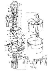 02 - Mainhousing, Motor Assembly parts for Hoover Vacuum S6760600 from AppliancePartsPros.com