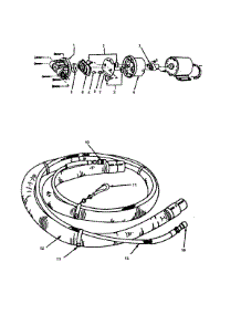02 - Pump, Hose parts for Hoover Vacuum S7001--- from AppliancePartsPros.com