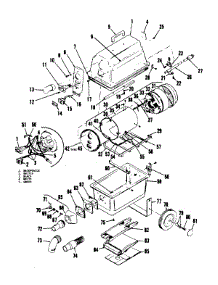 03 - Motor Assembly, Mainbody parts for Hoover Vacuum S7083--- from AppliancePartsPros.com