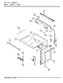 03 - Oven parts for Admiral Range S958J-LZW from AppliancePartsPros.com