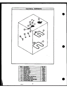 02 - Electrical Components parts for Amana Range SAE26TC from AppliancePartsPros.com