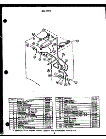 02 - Gas Parts parts for Amana Range SAK26TC from AppliancePartsPros.com