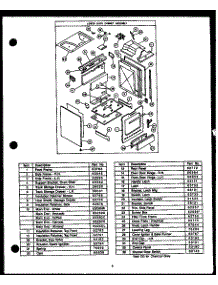 03 - Lower Oven Cabinet Assy parts for Amana Range SAK26TC from AppliancePartsPros.com