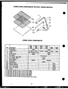 05 - Lower Oven Compnt Without Spark Ign parts for Amana Range SAL39AA from AppliancePartsPros.com