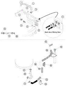 03 - Mixing Valve And Hoses parts for Maytag Washer SAV515DAWW from AppliancePartsPros.com