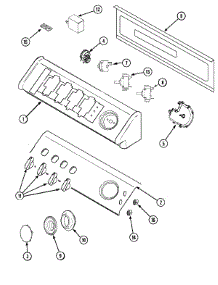 02 - Control Panel parts for Maytag Washer SAV5910EWW from AppliancePartsPros.com
