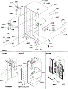 02 - Cabinet Parts parts for Amana Refrigerator SB21VE / P1315602W E from AppliancePartsPros.com