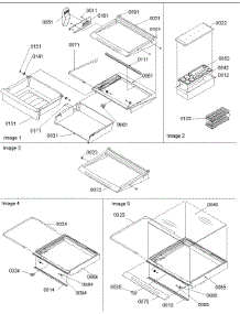 04 - Deli, Shelves And Crisper Assy parts for Amana Refrigerator SB21VPSE / P1315603W E from AppliancePartsPros.com