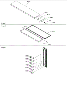 06 - Freezer Door parts for Amana Refrigerator SB21VW / P1315602W W from AppliancePartsPros.com