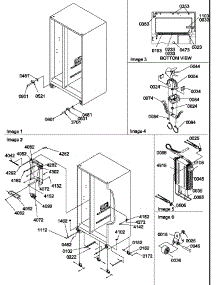 04 - Drain System, Rollers, And Evap Assy parts for Amana Refrigerator SB520SW / P1185003W W from AppliancePartsPros.com