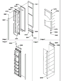 05 - Fz Door And Accessories parts for Amana Refrigerator SB520SW / P1185003W W from AppliancePartsPros.com