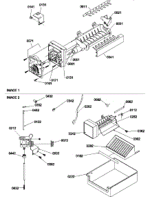 08 - Ice Maker Parts And Add On Ice Maker Kit parts for Amana Refrigerator SB520TW / P1308601W W from AppliancePartsPros.com