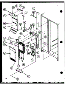 05 - Evap Air Handling parts for Amana Refrigerator SBD20K / P1102508W W from AppliancePartsPros.com