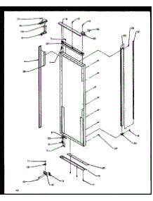 12 - Ref Door parts for Amana Refrigerator SBD20NW / P1162503W W from AppliancePartsPros.com