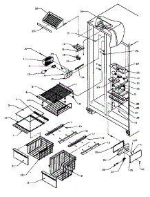 07 - Fz Shelving & Ref Light parts for Amana Refrigerator SBD20Q2E / P1162512W E from AppliancePartsPros.com