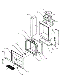 08 - Ice And Water Cavity parts for Amana Refrigerator SBD20Q2E / P1162512W E from AppliancePartsPros.com