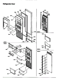 10 - Ref Door parts for Amana Refrigerator SBD20S4E / P1190004W E from AppliancePartsPros.com