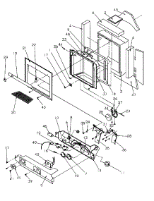 08 - Ice And Water Cavity parts for Amana Refrigerator SBD20S4L / P1190001W L from AppliancePartsPros.com