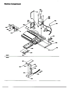 09 - Machine Compartment parts for Amana Refrigerator SBD20S4L / P1190004W L from AppliancePartsPros.com