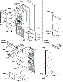 11 - Ref Door parts for Amana Refrigerator SBD20TPE / P1190006W E from AppliancePartsPros.com